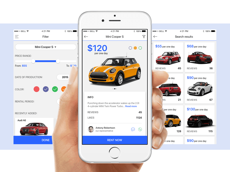 Rent a Car Application
